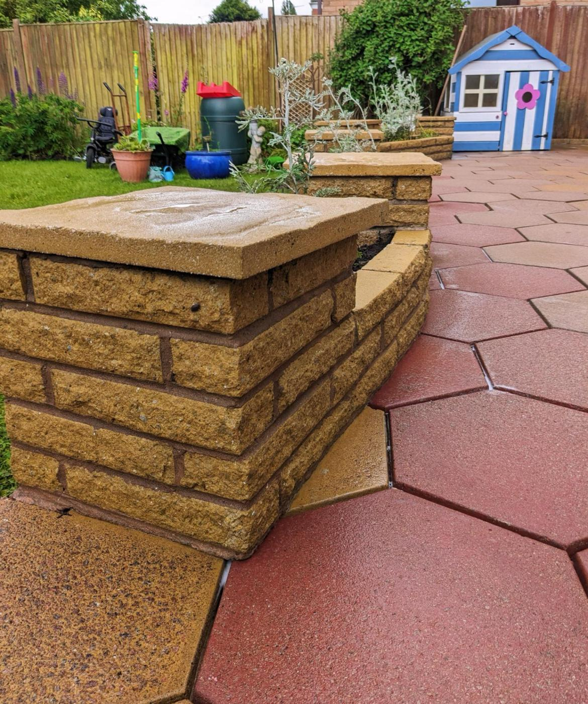 Brickwork after cleaning