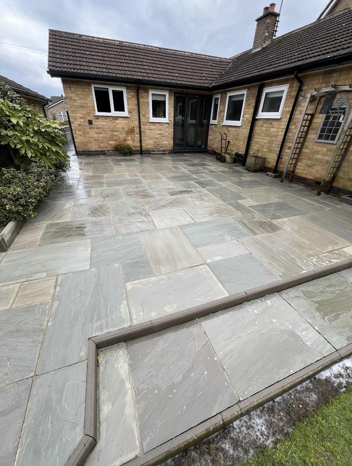 Patio after cleaning