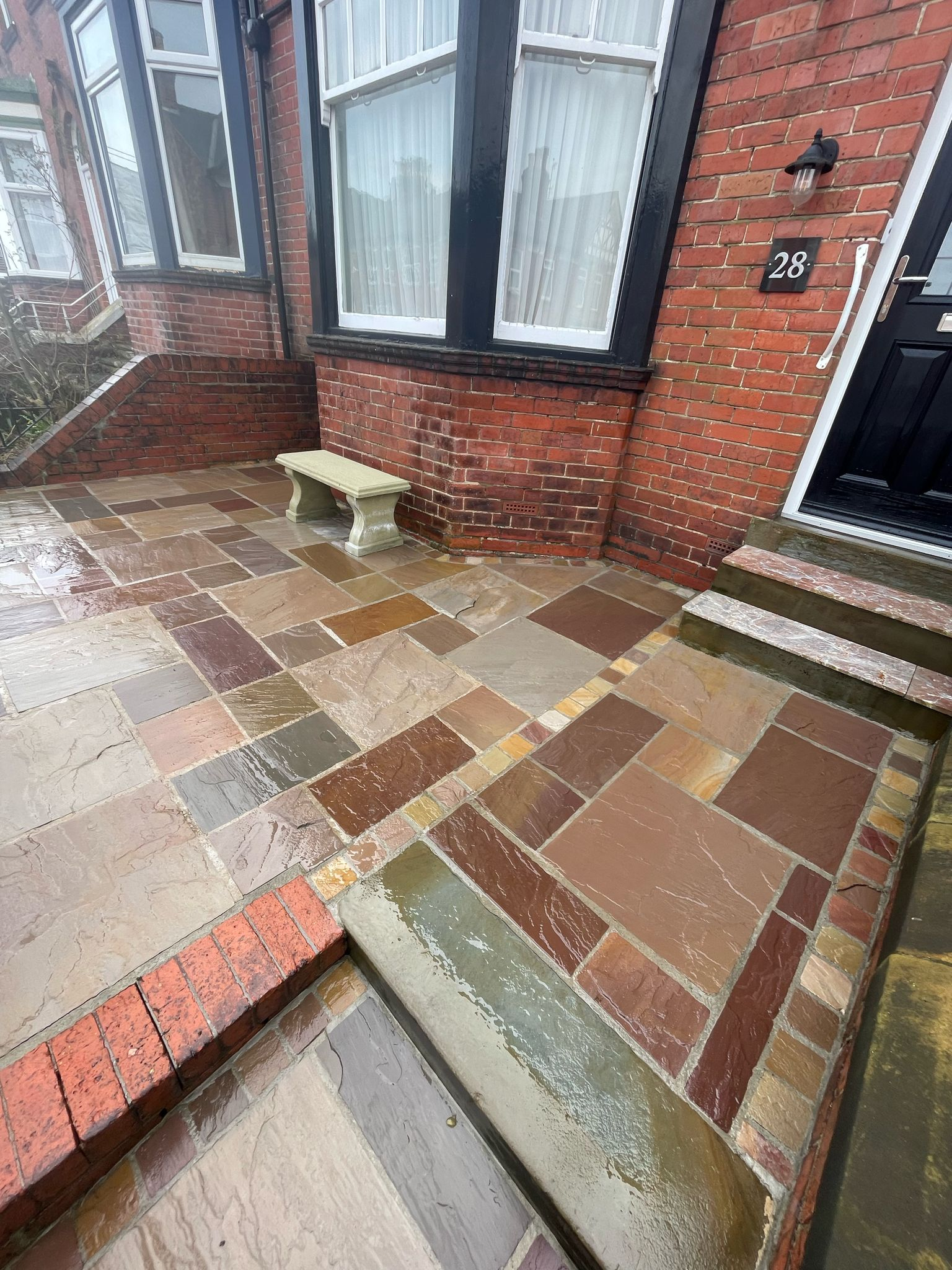 Patio after cleaning