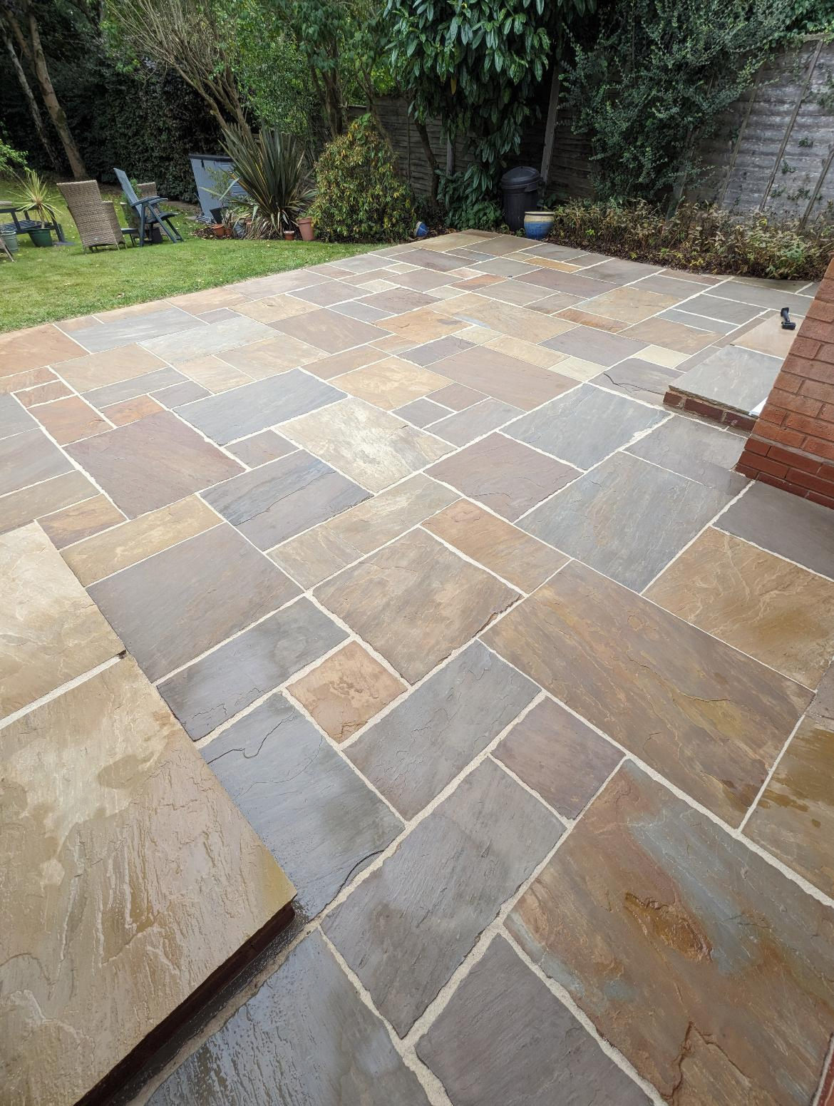 Surface after repointing