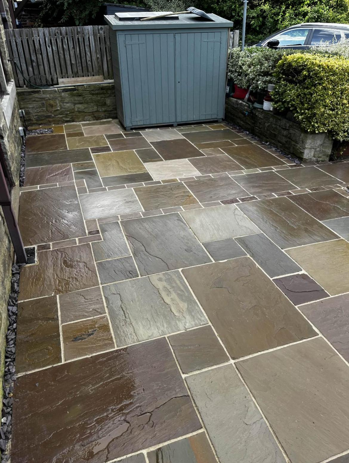 Surface after repointing